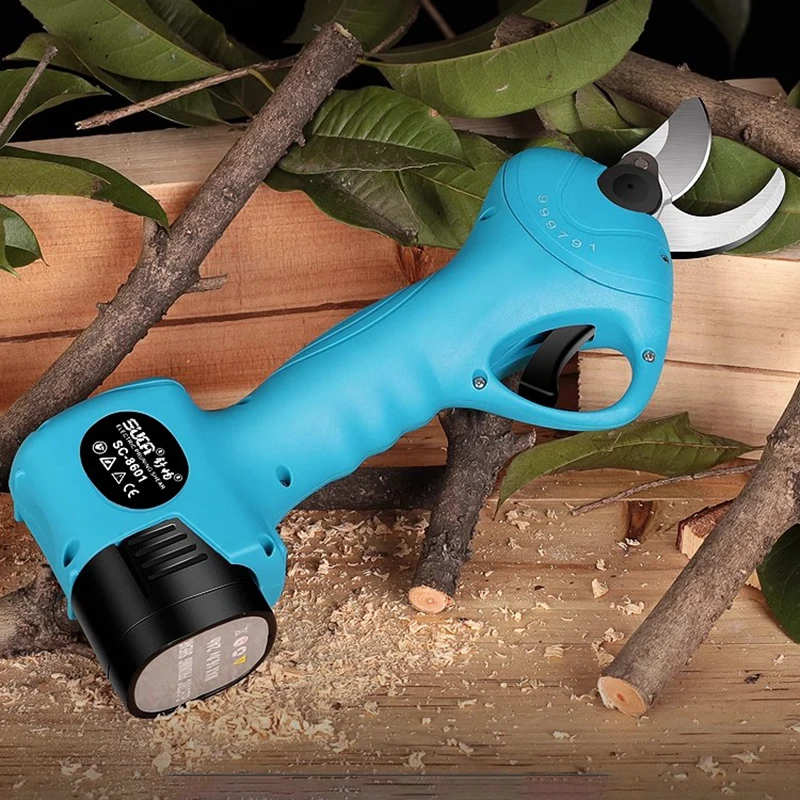 Electric Pruning Shears Portable Rechargeable Trimming Tool Garden Pruning Fruit Trees Electric Scissors Household Cutting Tools