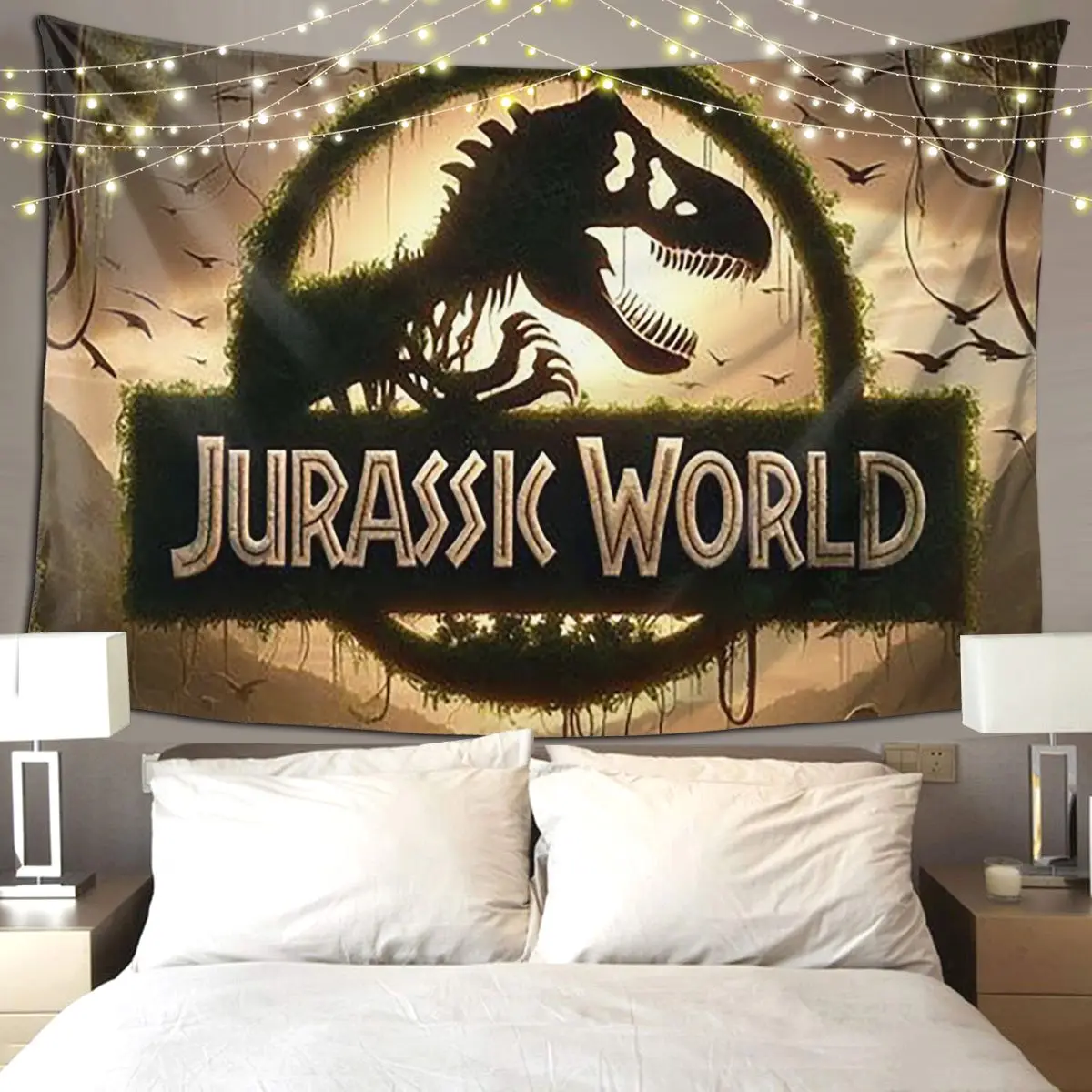 

Гобелен «Мир Юрского периода», забавный настенный эстетический домашний декор, гобелены для гостиной, спальни, комнаты в общежитии