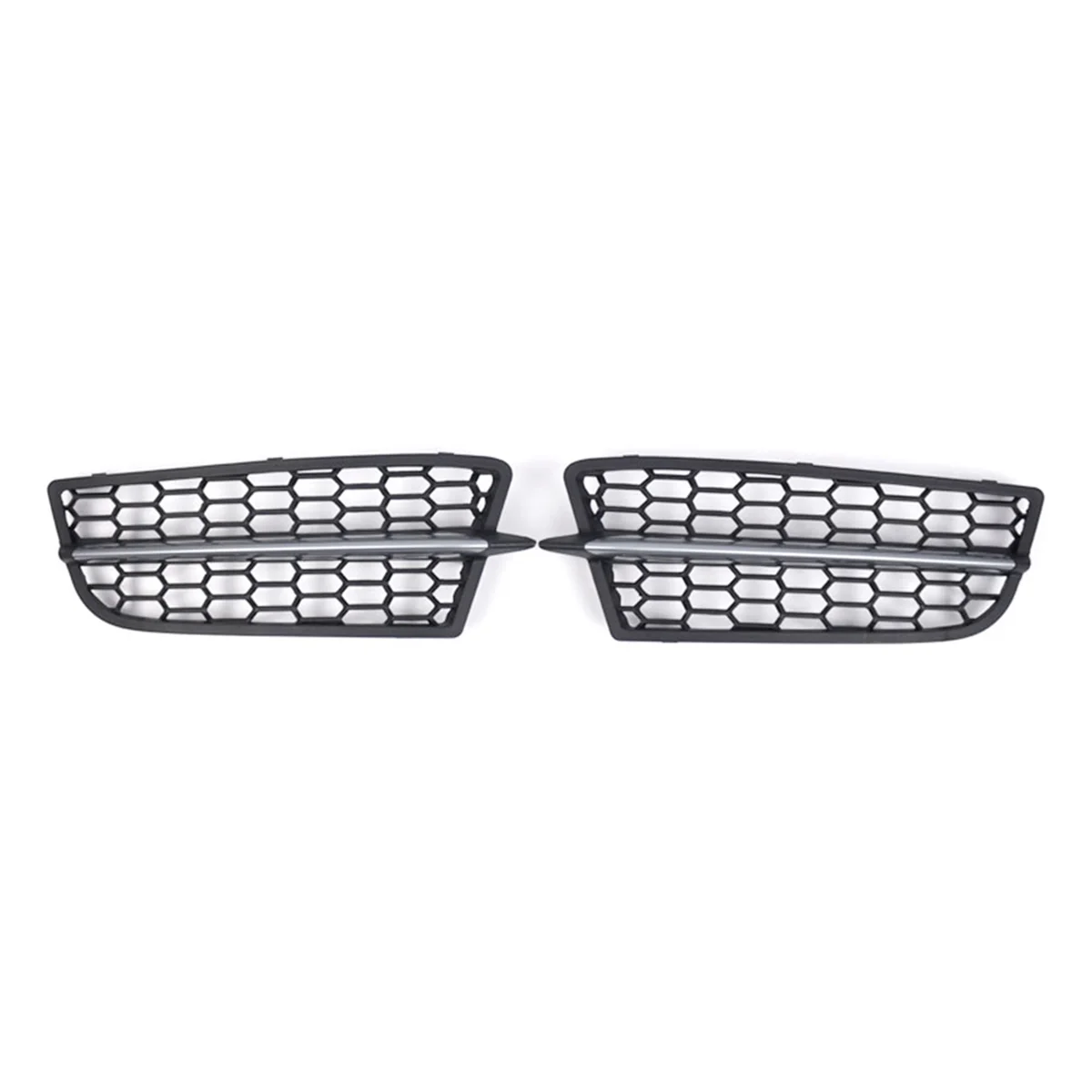 Fog Lamp Grille Anti-Collision Tough L/R Front Bumper Fog Light Grille for BMW 1 Series F20 F21M 2011-2015,B