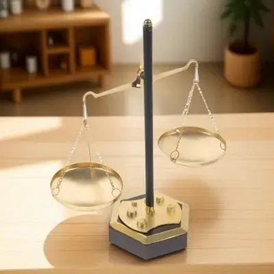 

Metal Balance Scale Decor, Vintage Home Decoration Centerpiece, Libra Theme , Desktop Ornament For Living Room Study