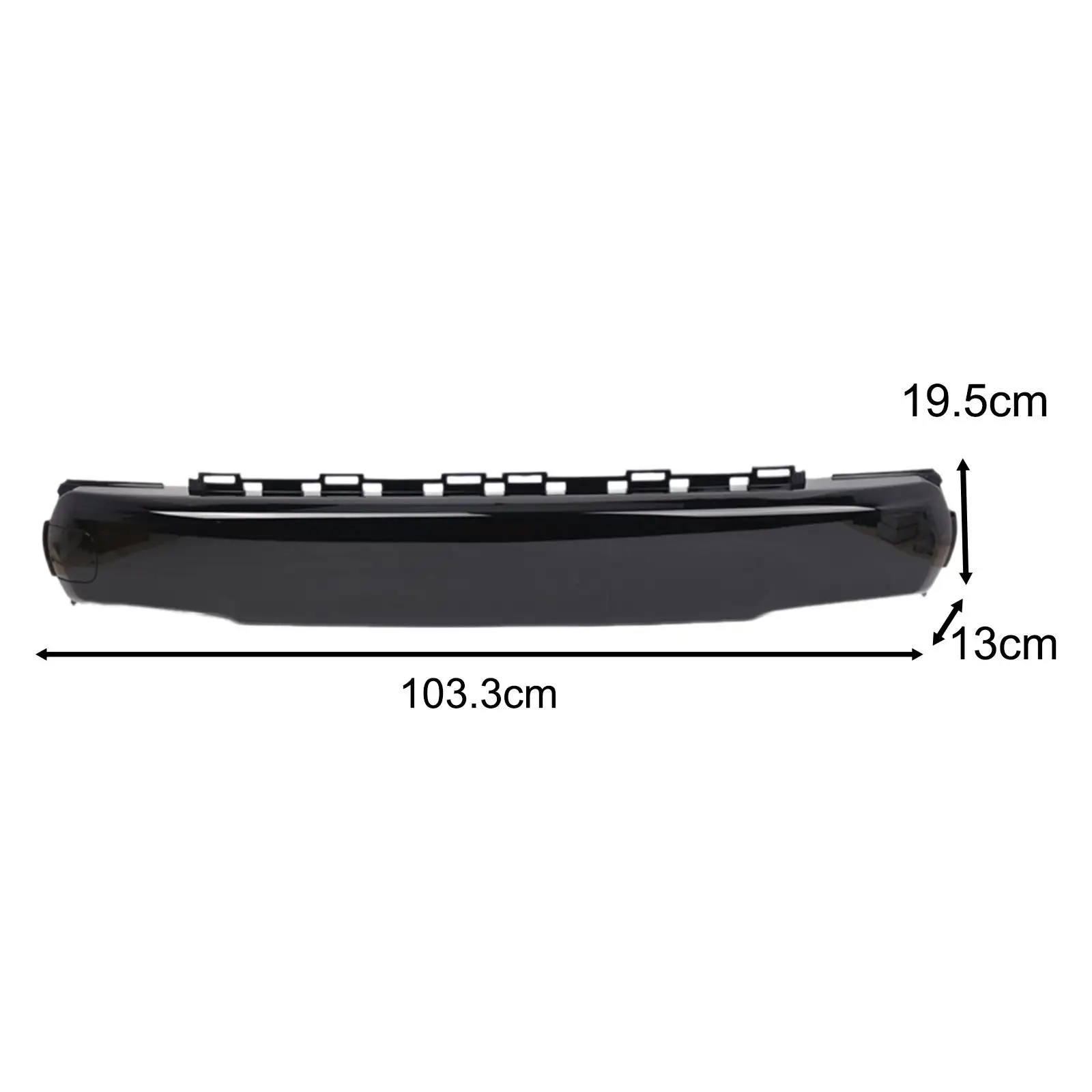 Durable License Plate Holder Black Front Bumper Decor Easy Install Plate Deck for Custom Car Numbers