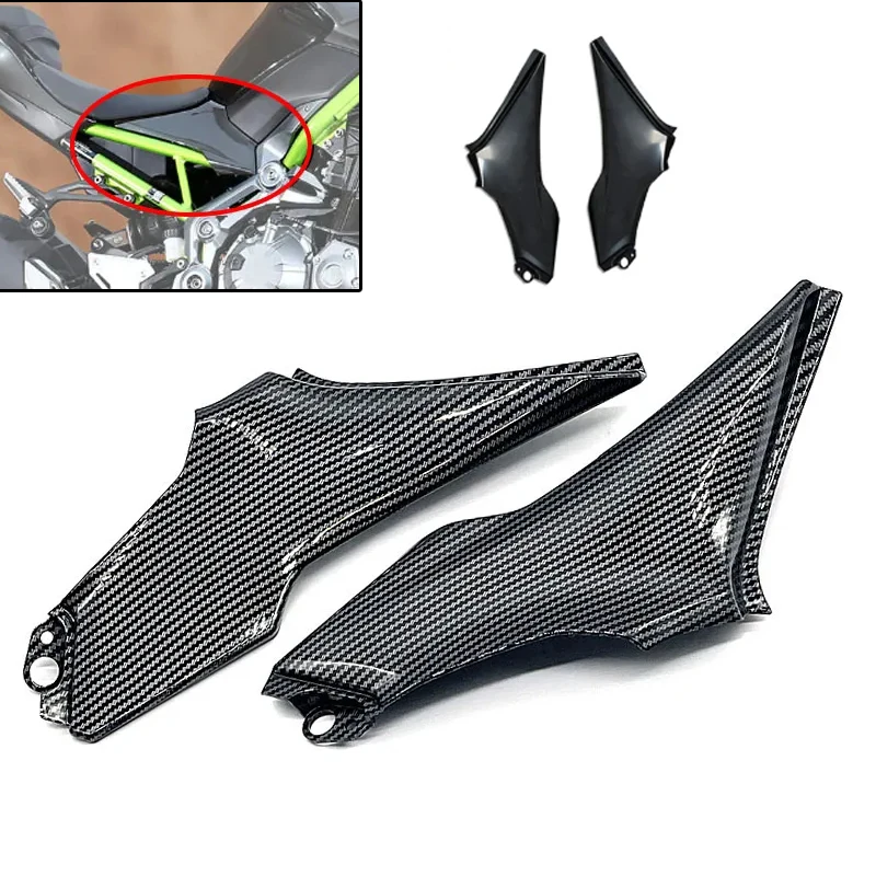 For Kawasaki Z900 Z 900 2017-2023 24 Motorcycle Seat Side Frame Cover Fairing Bench Cover Cowling Panel Carbon Fiber Accessories