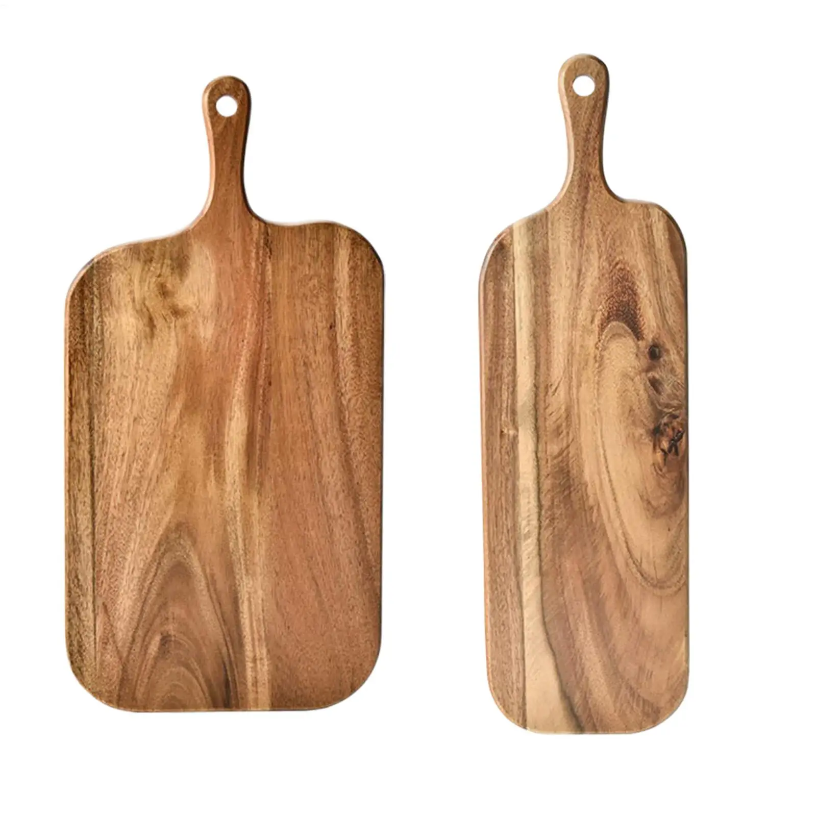 Chopping Board Cutting Board with Handle Double-Sided Serving Plates for Kitchen Cheese Commercial Restaurant RV Outdoor Camping