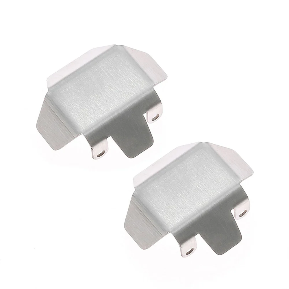 Stainless Steel Chassis Armor Axle Protector Skid Plate for Vanquish Products VP OPTIC H10 1/10 RC Crawler Car Upgrade Parts