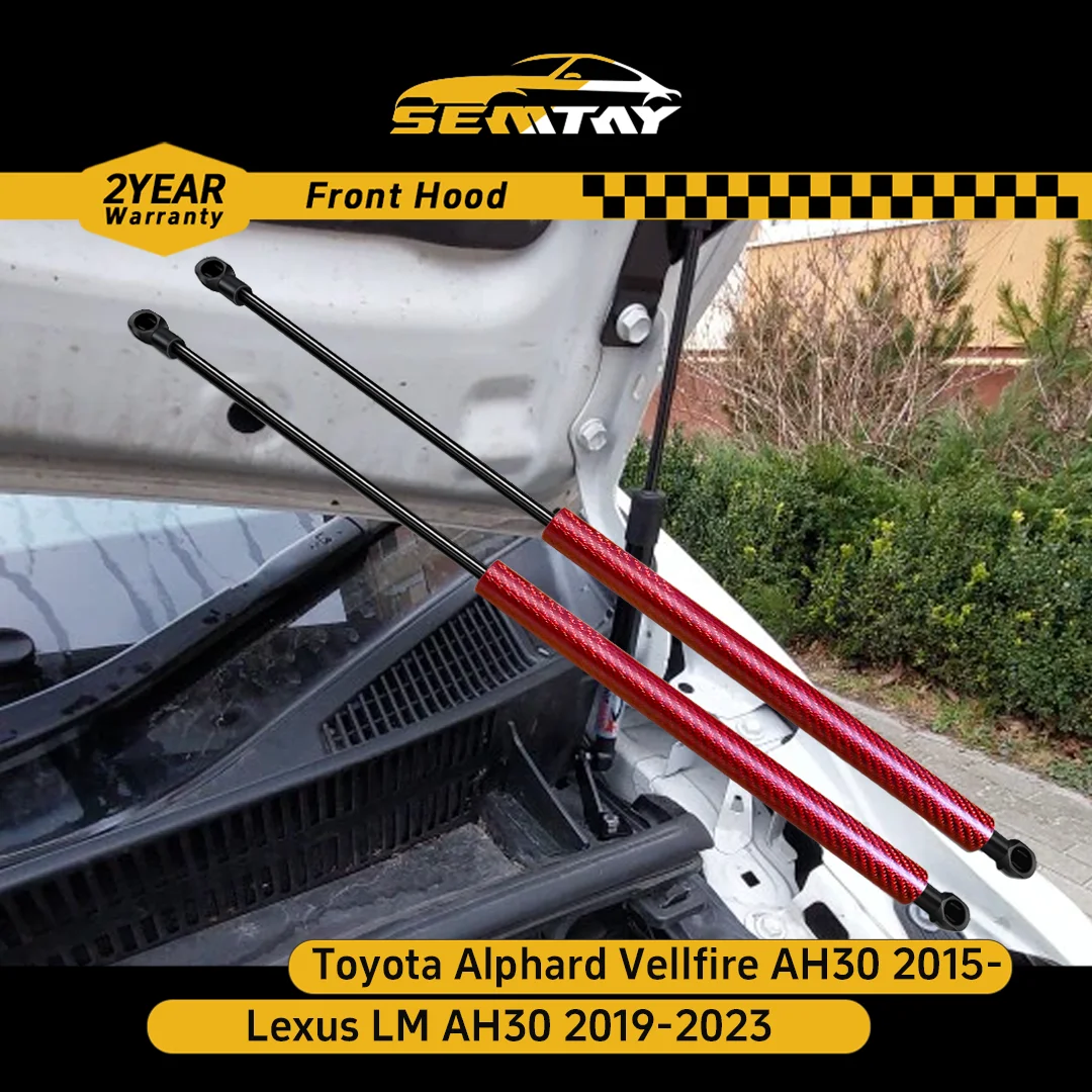 

SEMTAY Hood Struts for Lexus LM AH30 2019-2023/Toyota Alphard Vellfire AH30 2015- Bonnet Lift Support Spring Shocks Damper