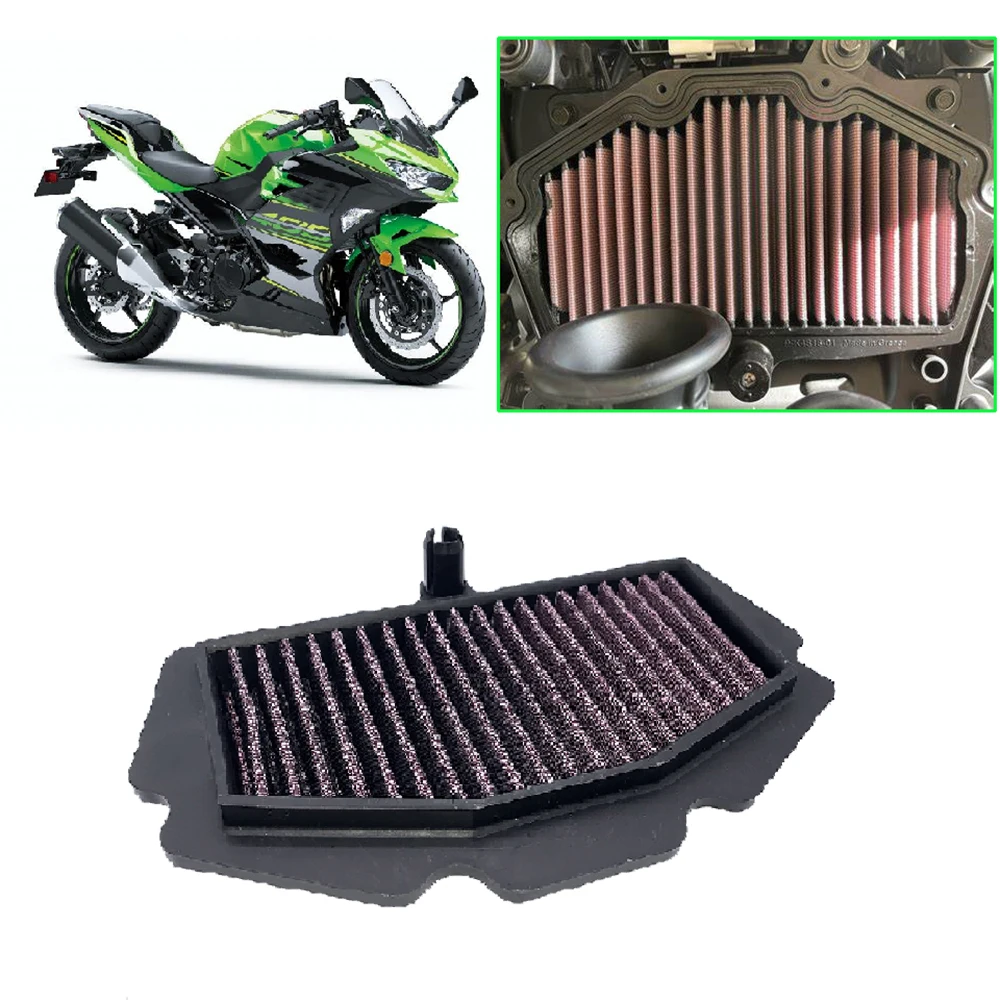 

Fits for Kawasaki Z400 Ninja 400 KRT ABS EX400 2018-2024 Motorcycle AirFilter Cleaner Engine Intake Filter Replacement Element