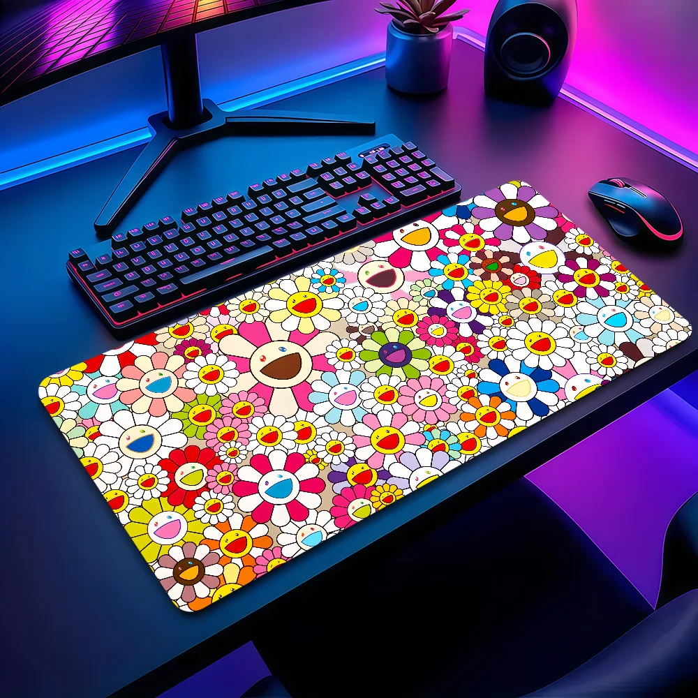 Fashion M-Murakamis T-Takashi Art Mouse Pad Non-slip Thickened MousePad Large Writing Lockedge Office Student Gaming Cushion