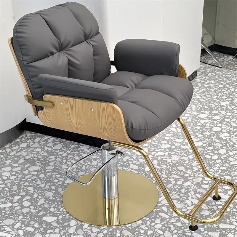 プロ用メイクアップバーバーチェア、サロンヘアバーバーチェア、ヘアスタイリストカット用シラ・デ・バルベリア、ヘアサロン家具