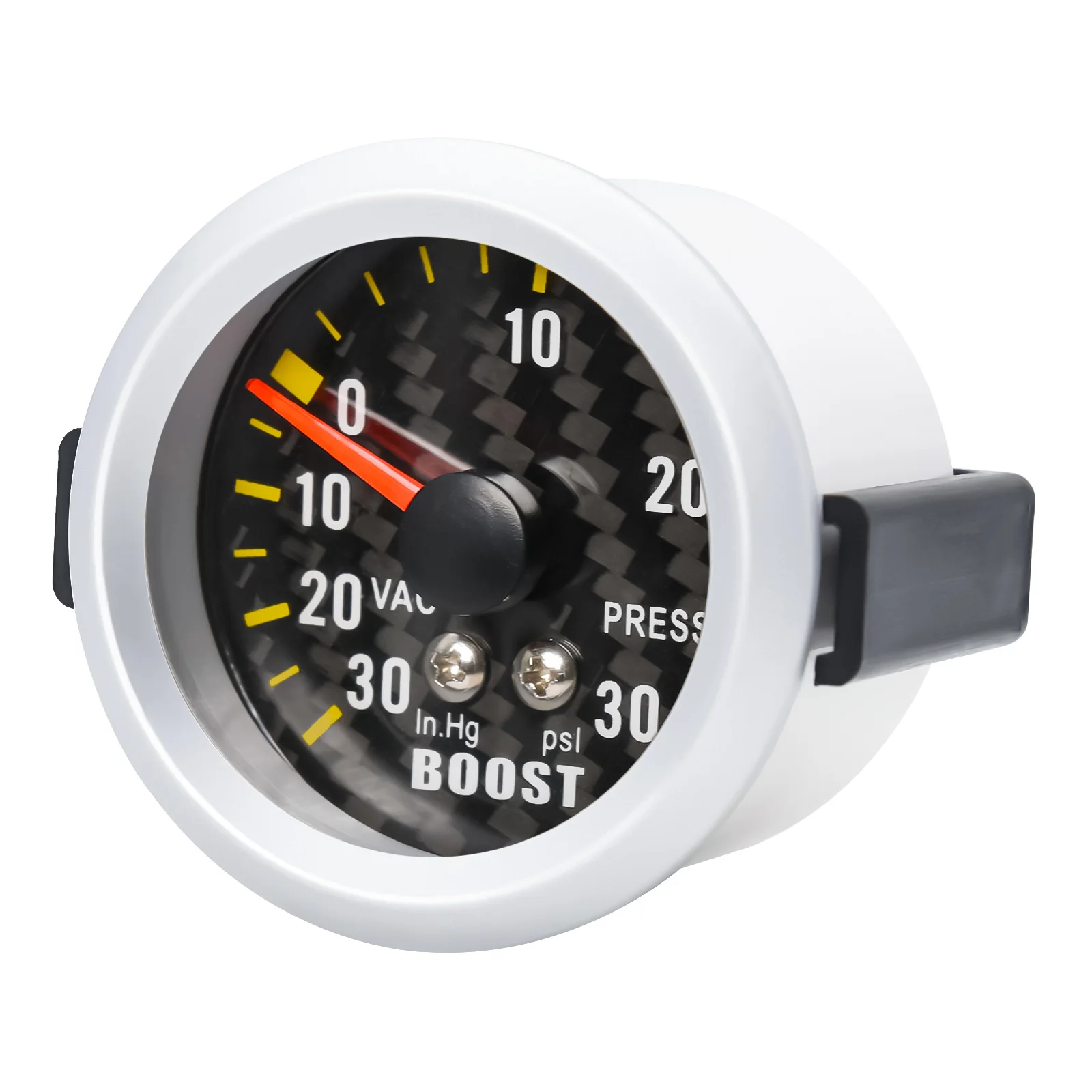 HD 52mm Boost Gauge PSI Pressure Turbo Boost Gauge Meter with Sensor and Holder 12V Boost Sensor Car Accessories Gasoline Engine