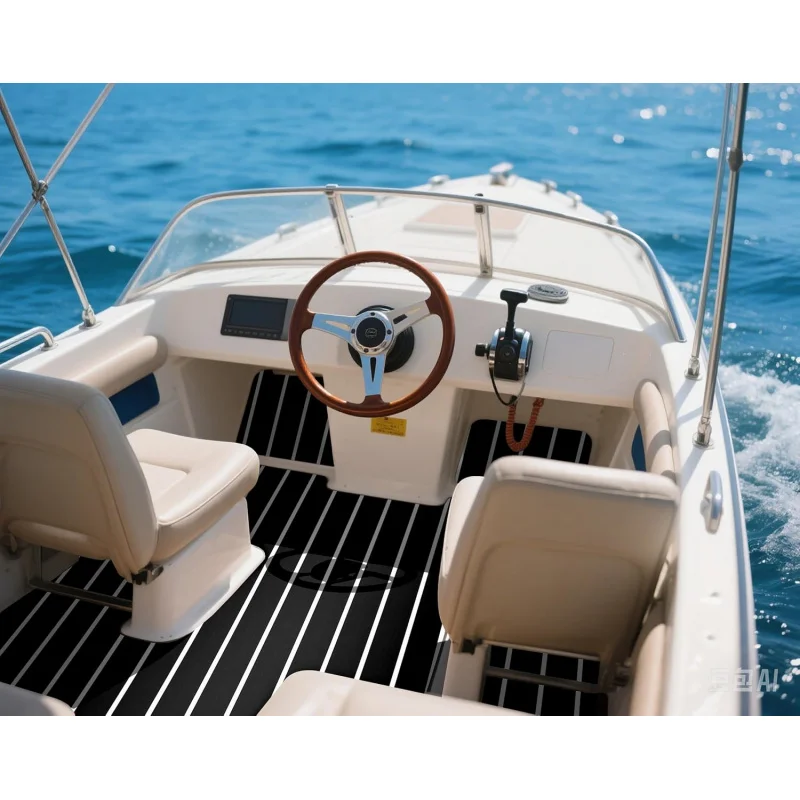 240cmx60cmx6mm(94.5''x23.62'' x0.24'') Redluck Blueprint  Non-Slip EVA Boat Yacht marine nroom or carava Flooring