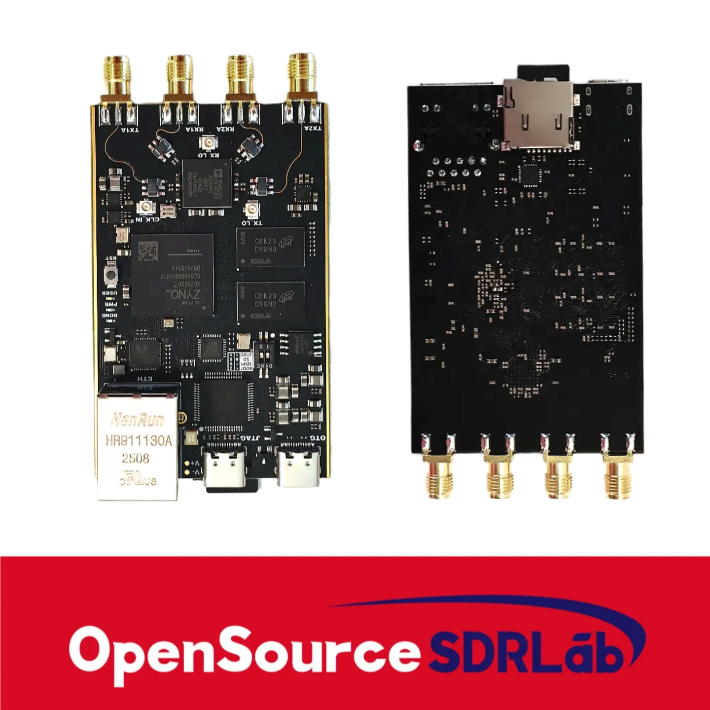 OpenSourceSDRLab 70MHz-6GHz SDR Development Board Zynq7020 +