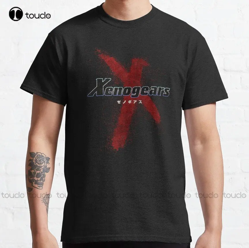 Xenogears Vintage Emblem Classic T-Shirt Custom Aldult Teen Unisex Digital Printing Tee Shirts Funny Art Streetwear Cartoon Tee