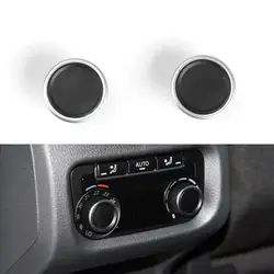 A/C Knob Button Rear Air Conditioning Panel Switch Car Rear Air Conditioning Control Panel Knob Cover 7N0907049C for VW Sharan