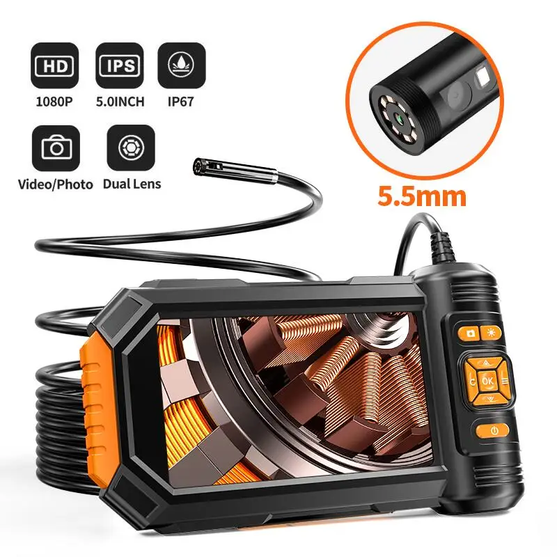 5.5mm lens LCD Endoscope Camera 5