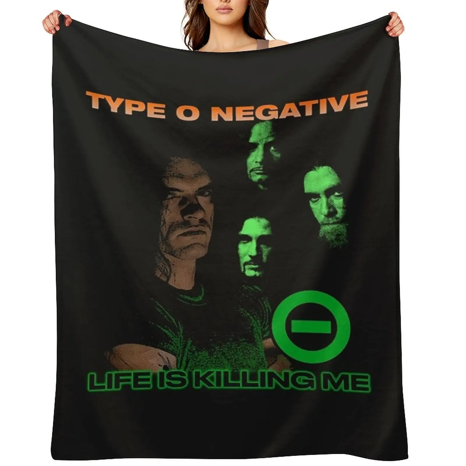 

Type o negative Throw Blanket Luxury Brand Nap Thermals For Travel Decoratives Blankets