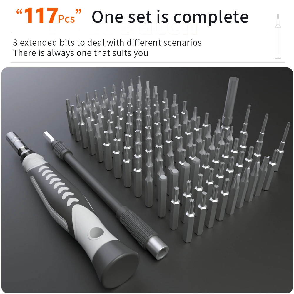 130 in 1 Precision Screwdriver Set Magnetic Bits Mini Small Portable Hand Tool Kits for Xiaomi Mobile Cell Phone PC Watch Repair