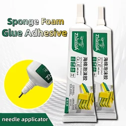 Zhanlida 50ML Foam Specific Waterproof Glue For Sponge EVA PET Pearl Cotton Slight Yellow Adhesive Foam Toy PVC Box Super Strong