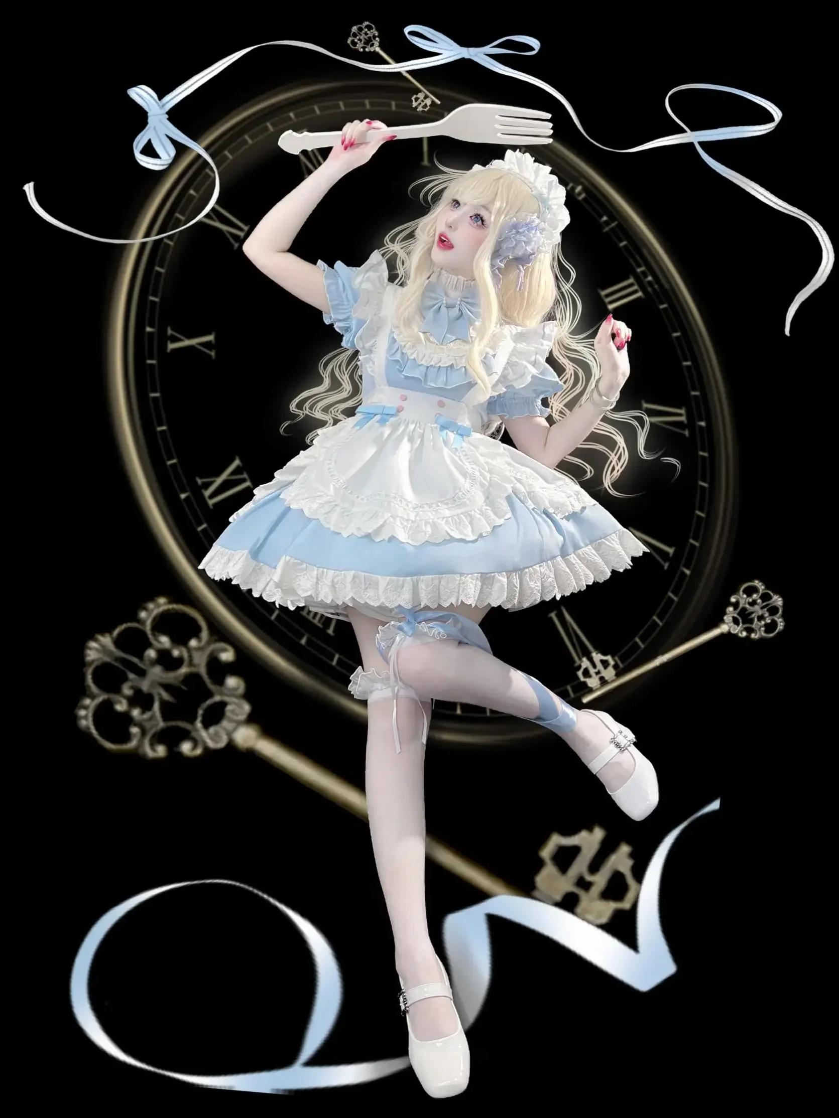 

Original new silent crown maid cute Lolita dress