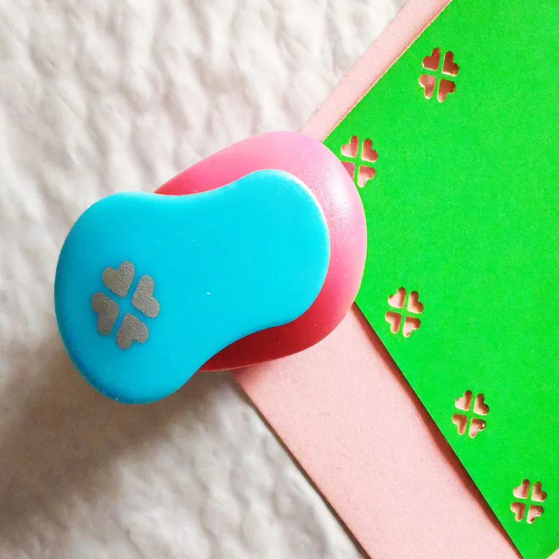 3/8" four Hearts shape paper cutter school craft punch perfurador scrapbook loving heart hole punch for kids furador diy puncher