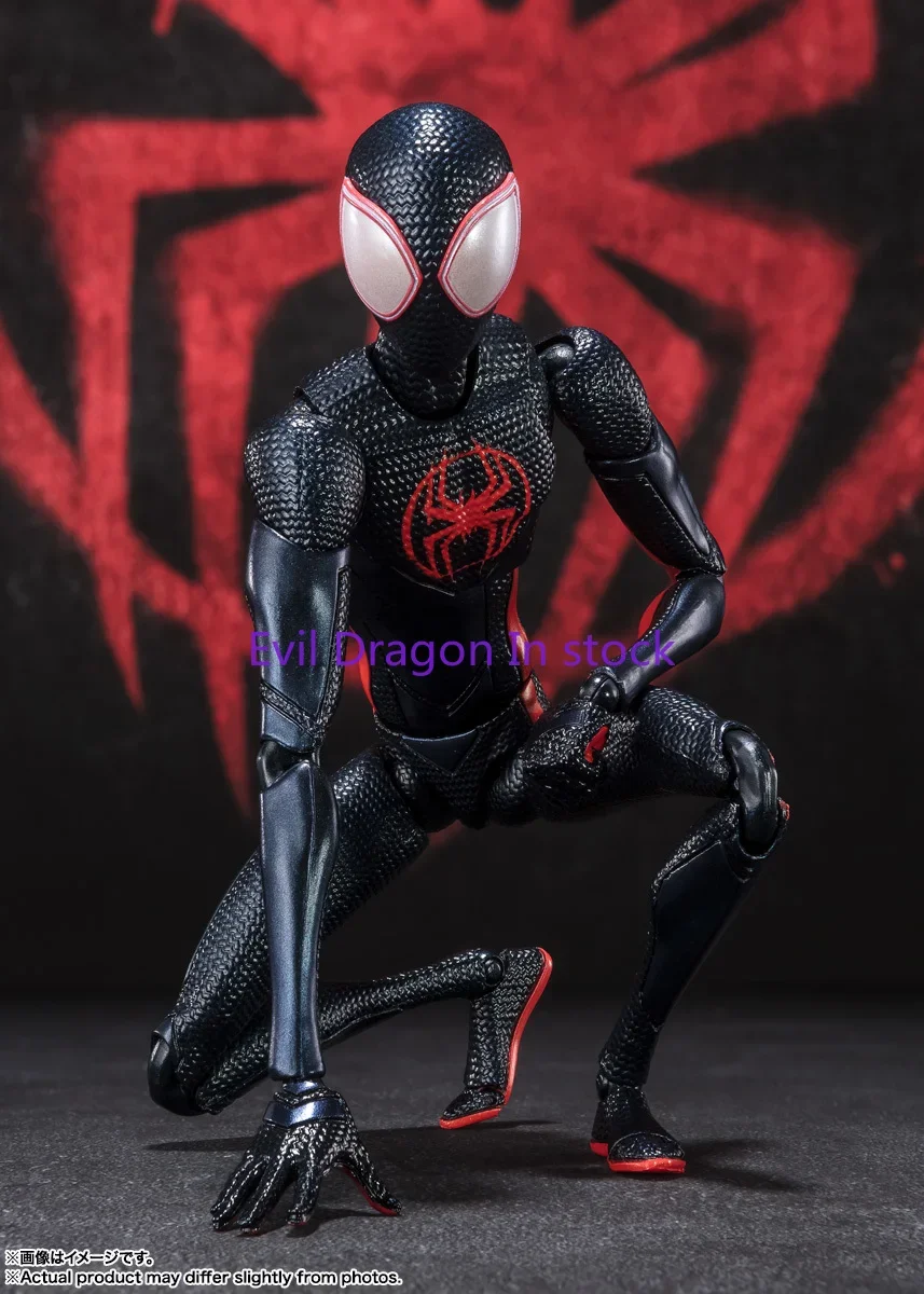 100% Original Bandai Shf Sh Figuarts Spider-Man Across The Spider-Verse Miles Morales Gwen 1610 Rooftop Edition Action Figure