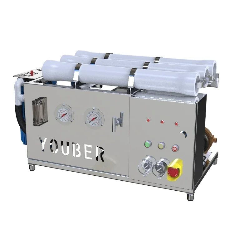 1400 L Portable  solar salt water to drinking water  for boats RO seawater desalinator