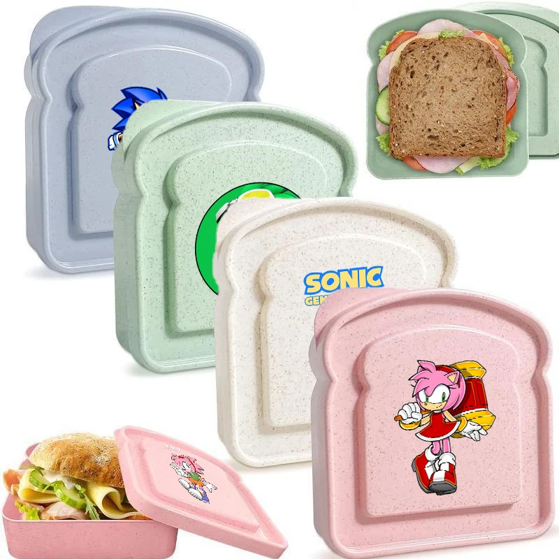 سونيسيد صندوق الخبز لطيف الكرتون أنيمي نمط توسي بينتو صندوق التخييم في الهواء الطلق سعة كبيرة المحمولة علب الاغذية هدية عيد ميلاد