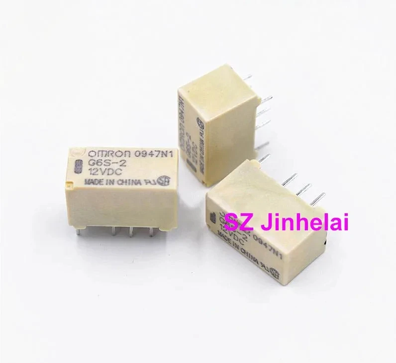 10pcs Authentic Original Omron Signal Relay G6K-2F G6K-2F-Y G6K-2P-Y G6S-2 G6S-2F 24VDC 12VDC 5VDC 3VDC