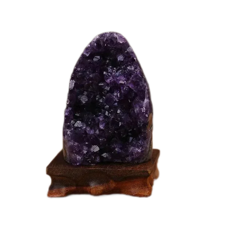 

Natural amethyst ornament demagnetization stone