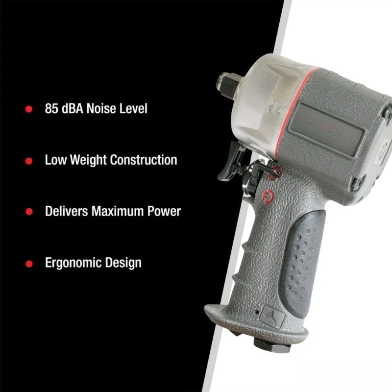 空気圧ツール 1056-XL 1/2 インチ NITROCAT 複合コンパクト インパクト レンチ : 軽量パワー インパクト レンチ : 自動車用ツール