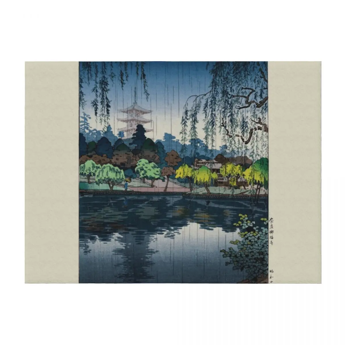 

Tsuchiya Koitsu Nara Kofukuji Temple Throw Blanket Beautifuls Thins For Baby Thermals For Travel Blankets