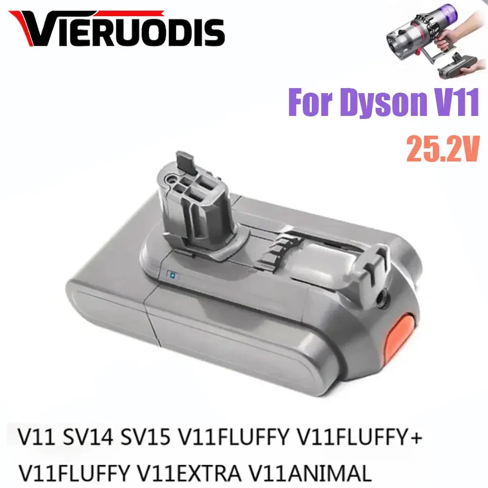 high-capacity for Dyson V11 Battery Absolute V11 Animal Li-ion Vacuum Cleaner Rechargeable Battery Super Lithium Cell 9800mAh