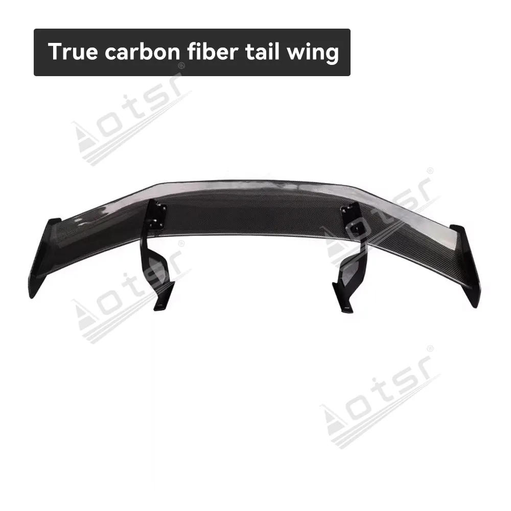 

Car Accessories For Porsche 718 Boxster 987 Cayenne upgrade to GT4RS Real carbon fiber tail wing Auto modification parts