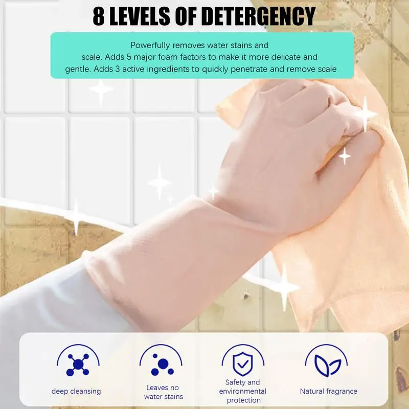 Bathroom Descaler Spray Multi-functional Cleaning Spray 500ml Multi-functional Limescale Cleaner And Descaling Cleaning Agent