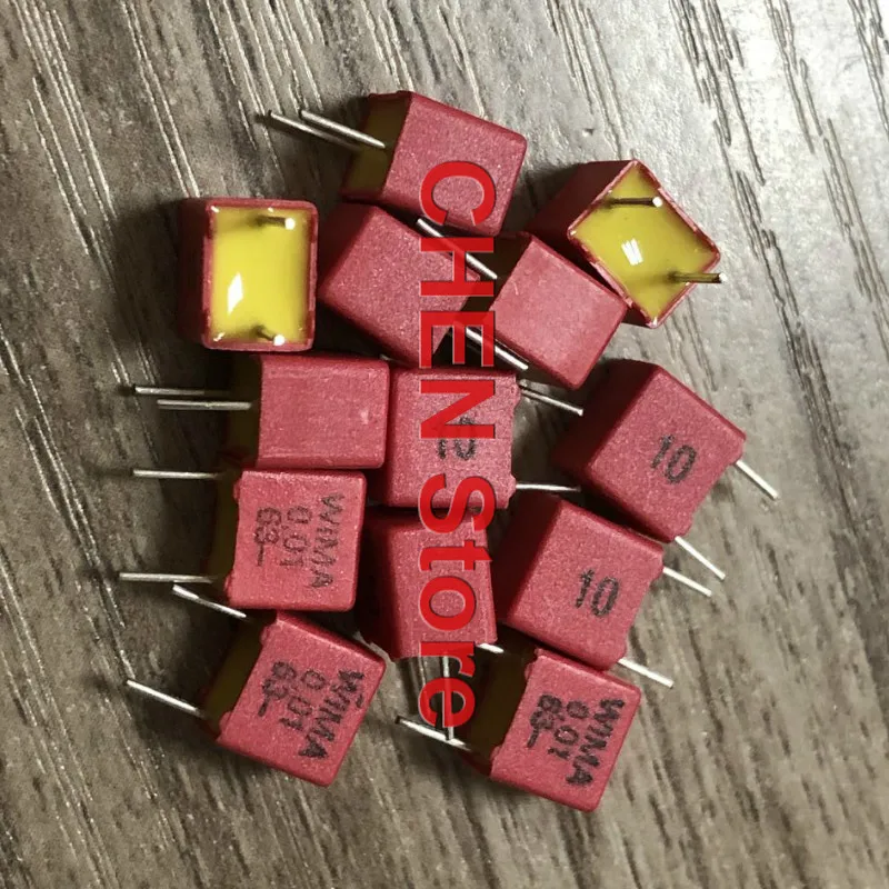 1pcs FKP2 WIMA film capacitor hi-fi audio 33p 47p 68p 100p 220p 330p 470p 680p 1nf 2.2nf 4.7nf 6.8nf 10nf 22nf 1000v 630v 100v