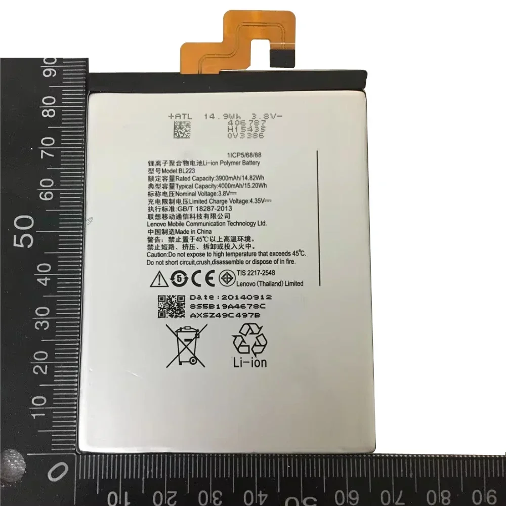Replacement Cell Phone Battery BL223 For Lenovo K80 K80m K920 vibe z2 Pro BL-23 P90 K7 Large Capacity Lithium Battery