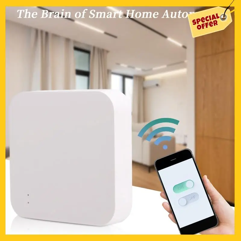 ABDE-Ewelink Zigbee 3.0 Smart Hub، جسر بوابة لاسلكي لجهاز التحكم عن بعد الصوتي للتطبيق، يعمل لمساعد Alexa Google Home