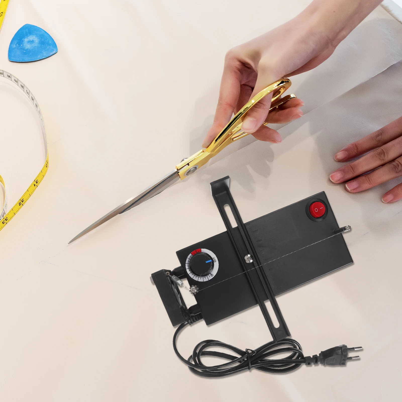 

Electric Cutting Knife Diy Craft Cutter Hot Tool Ribbon Adjustable Webbing Fabric Thermal Iron