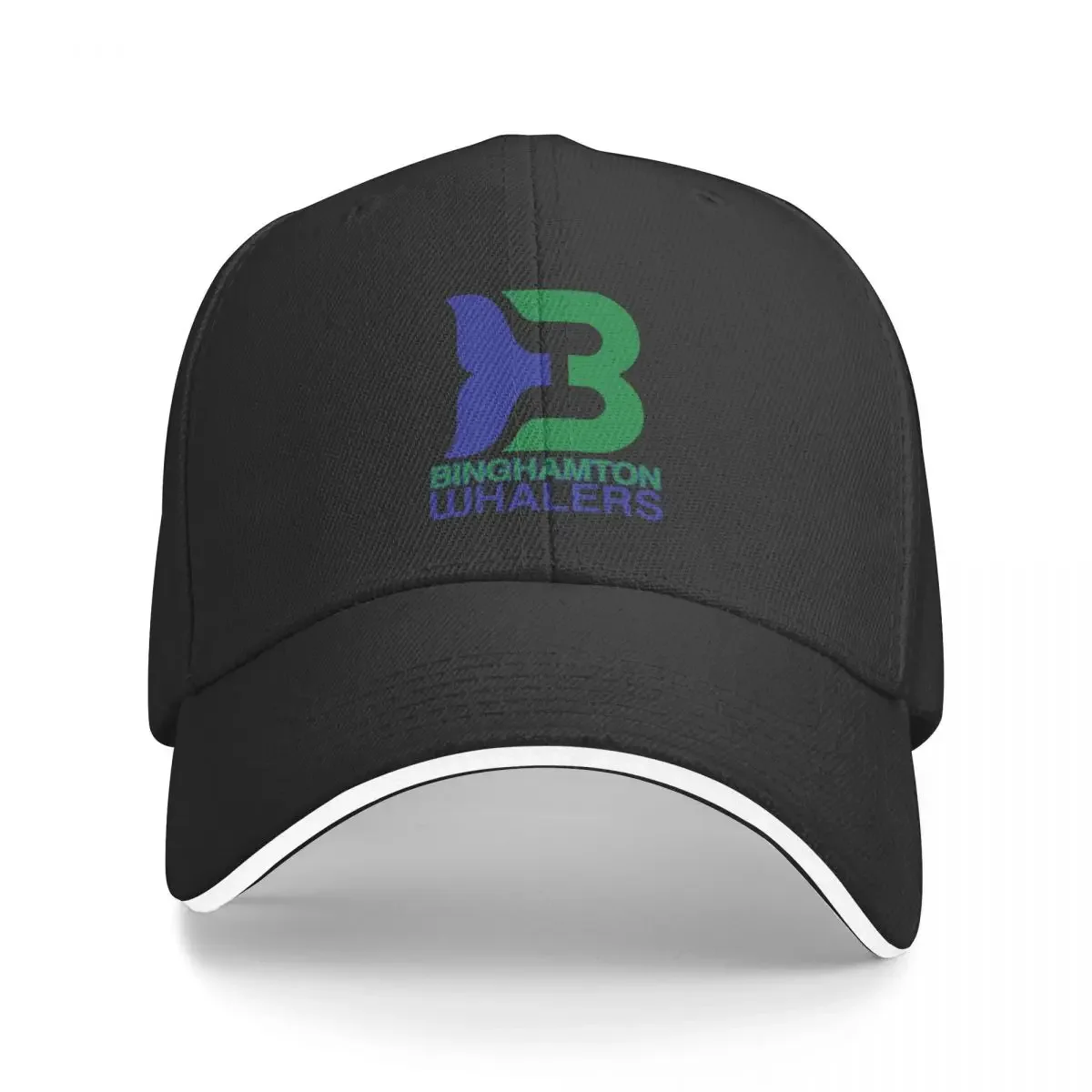 Binghamton Whalers Hockey Cap Fashion Casual Baseball Caps Adjustable Hat Summer Unisex Baseball Hats Customizable Polychromatic