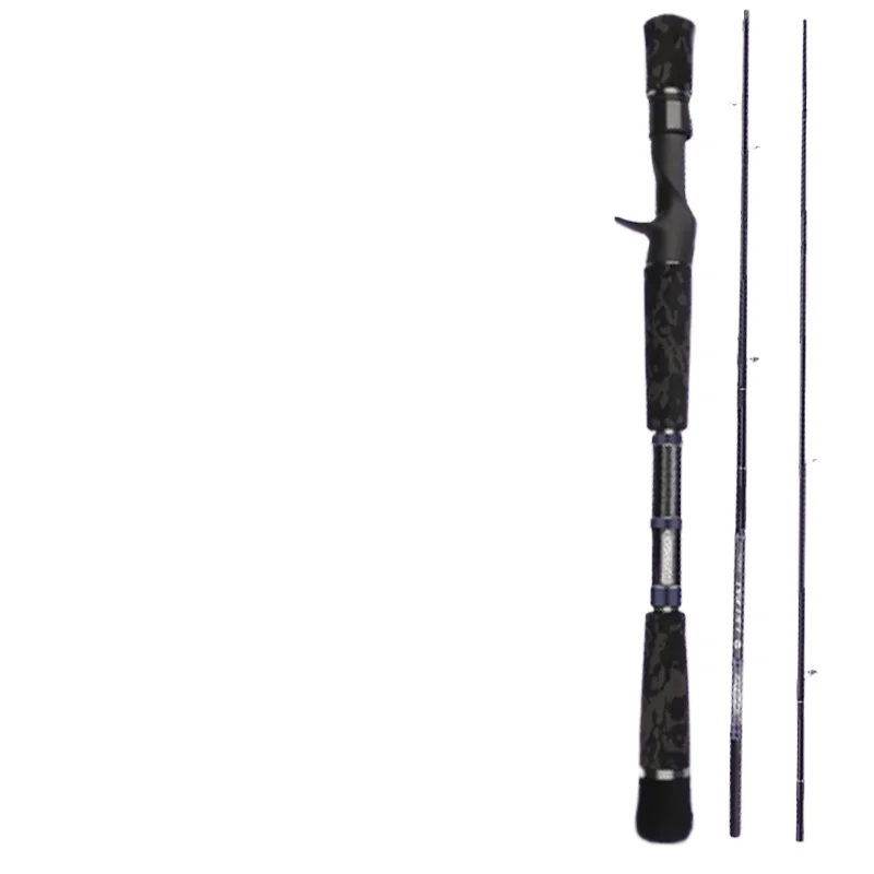 QIYUN Fuji Parts Super Hard Lure Fishing Rod 1.98m High Carbon Ultra Light Casting Rod for Distance Throwing Power H/XH