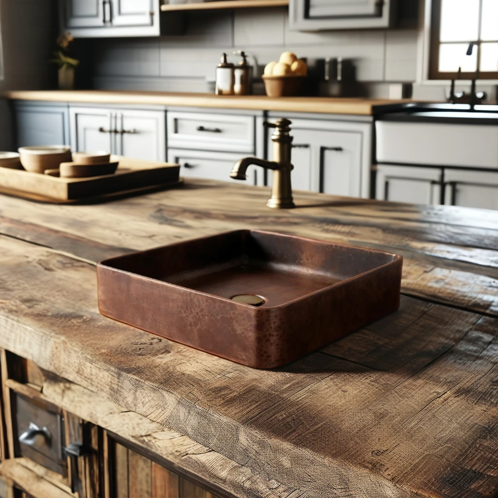 

Латунная раковина для ванной с четырехсторонним встроенным дизайном, одинарная чаша, прямоугольная латунная раковина, на заказ