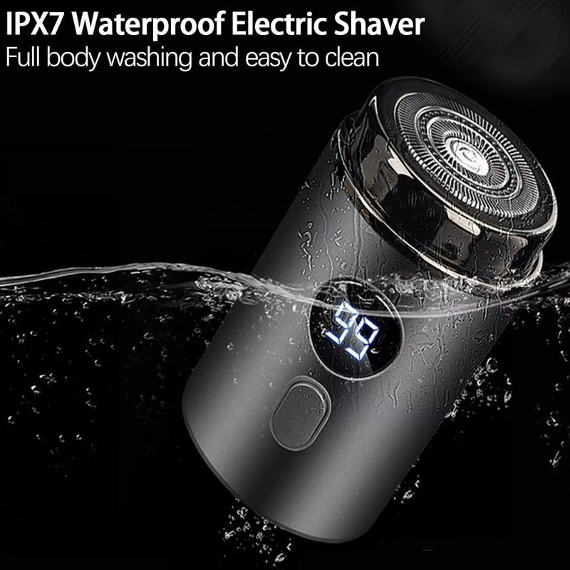 Men Electric Mini Shaver Rechargeable Type-c Charging Car Portable Shaver Led Digital Display Men Women Home Razor 2025 image 6