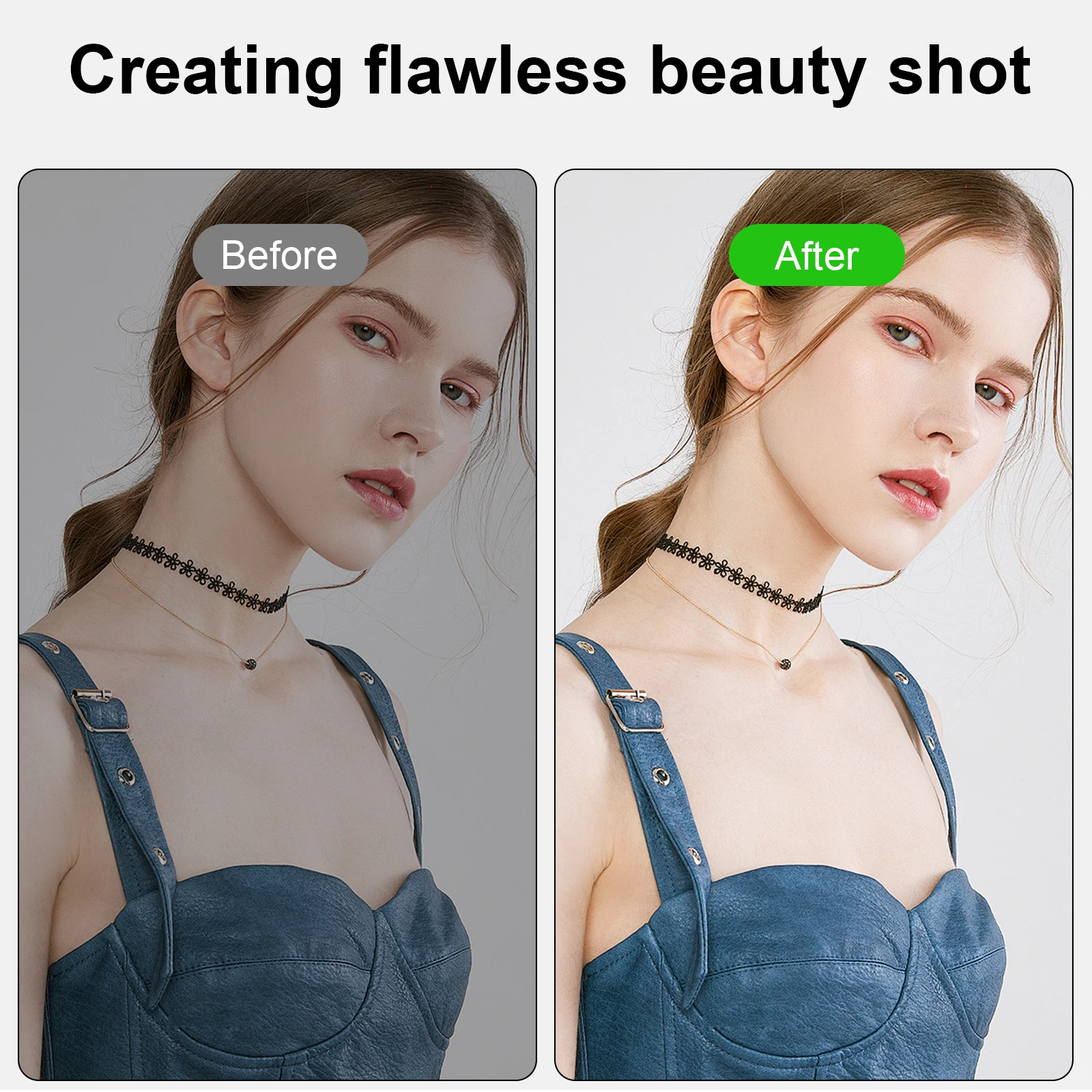 Anel de luz giratório para selfie, anel de luz com clipe para telefone, foto e vídeo, 3 temperaturas de cor, recarregável, luz de preenchimento LED