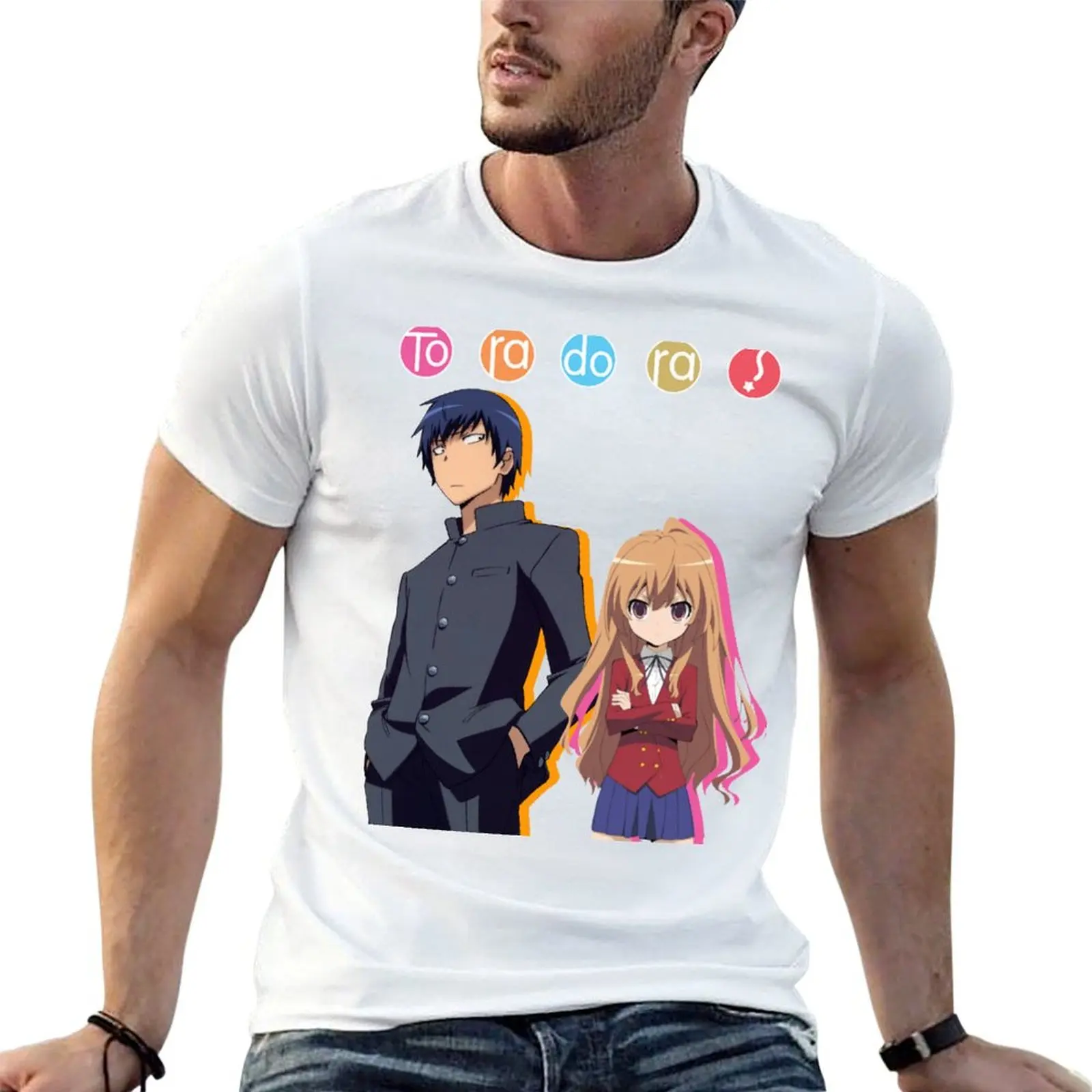 

Toradora!/ Tiger X Dragon - English Version T-Shirt man t shirt heavy cotton man tshirt T-Shirt
