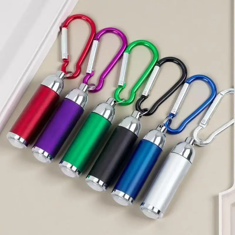 1Pcs Multi-function Keychain Lamp LED Mini Flashlight Telescopic Strong Light Waterproof Camping Torch For Outdoor Hiking