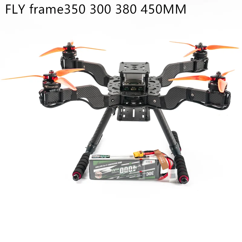 flyroun frame  FLY350 300 380 450MM FRAME Open source new smart drone pix quadrotor Unique design fuselage upturned rack