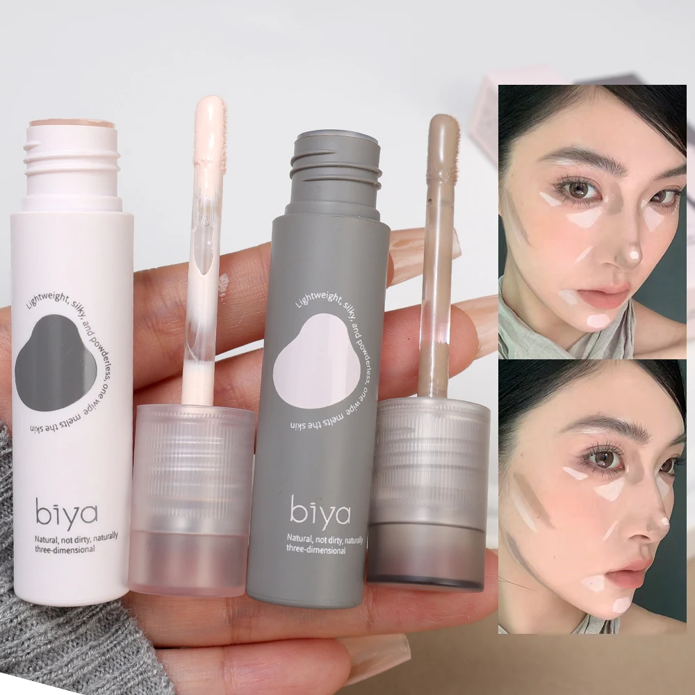 Highlighter Repair Contouring Sticks Oil-control Concealer Pencil Waterproof Lasting Brightening Nose Shadow Bronzers Makeup Pen image 4
