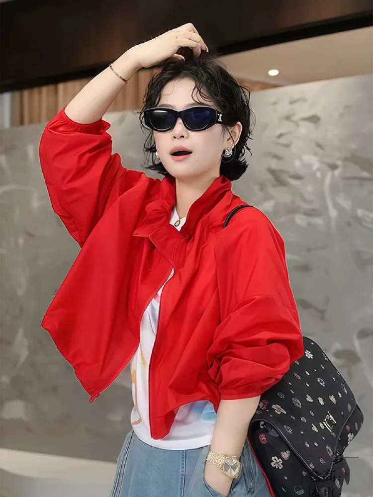 Lightweight Short Outerwear Women's Summer 2026 New Korean Loose Versatile Small Size Sun Protection Top Selling Item
