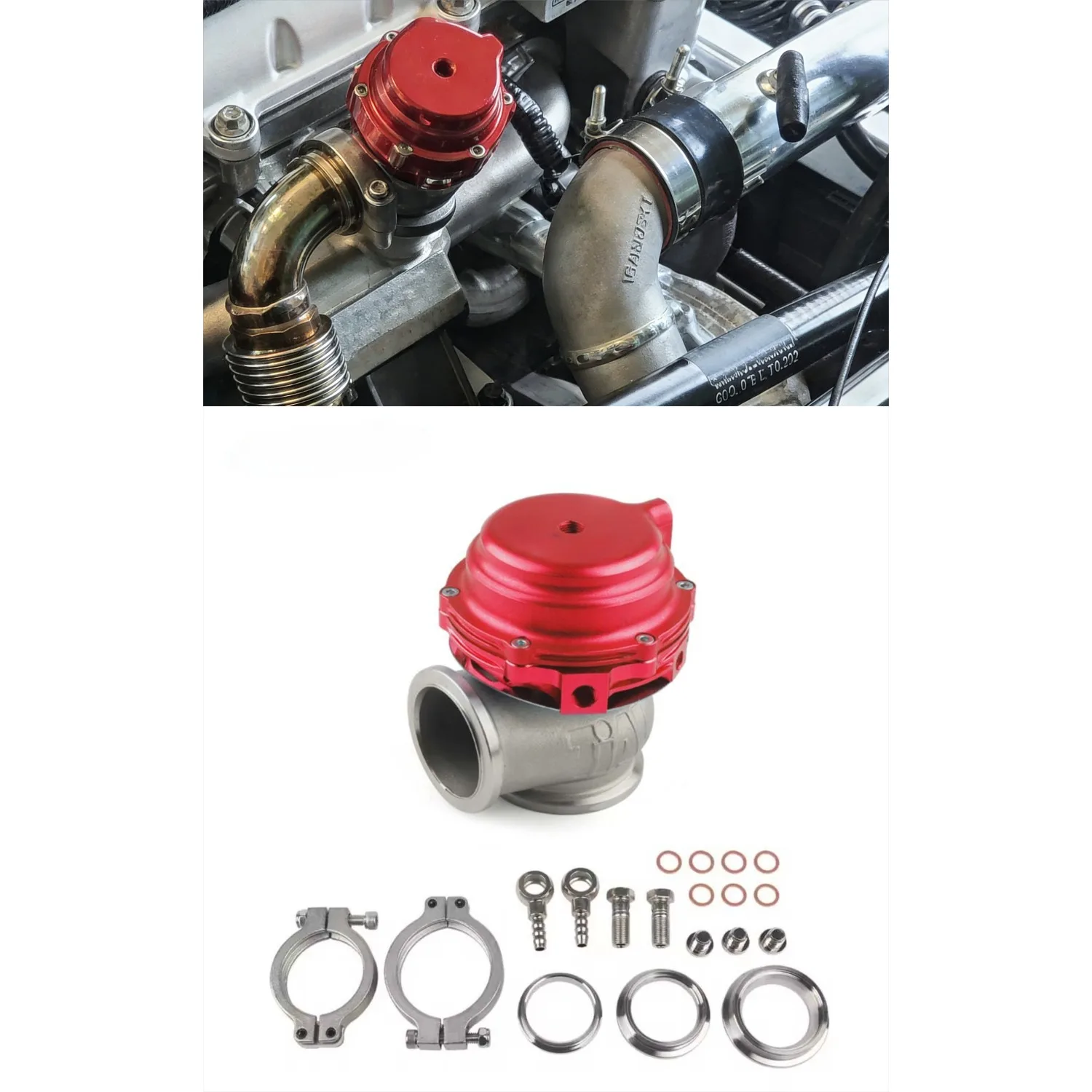 

Водяной охладитель для внешнего турбонагнетателя (38 мм) с фланцем и крепежом MV-R, с водяным охлаждением