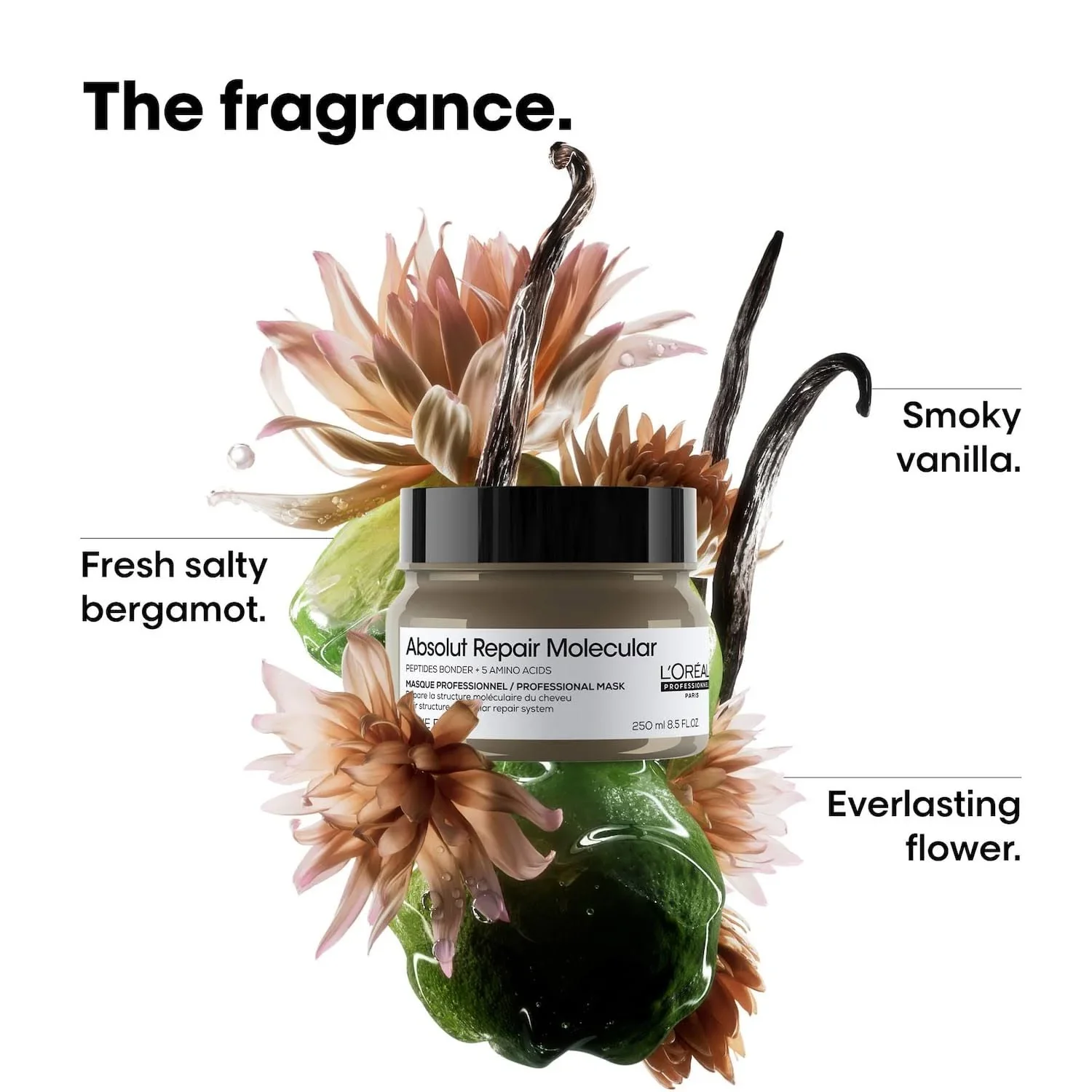 Absolut repair molecular l'oreal professionnel mask - intensive hair treatment to repair hair damage