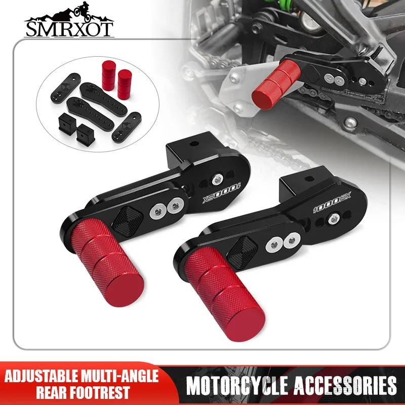 2024 New Multi-Angle Adjustable Rear Passenger Footrests For CB1000R /ABS CB300R CB250R Motorcycle Telescopic Foot Peg Pedals